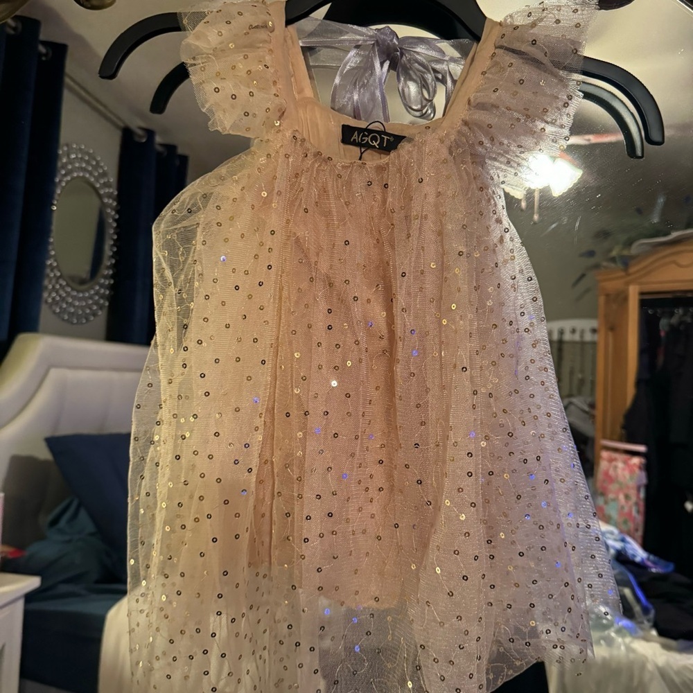 12-14 month tulle sequin dress - Picture 2 of 7